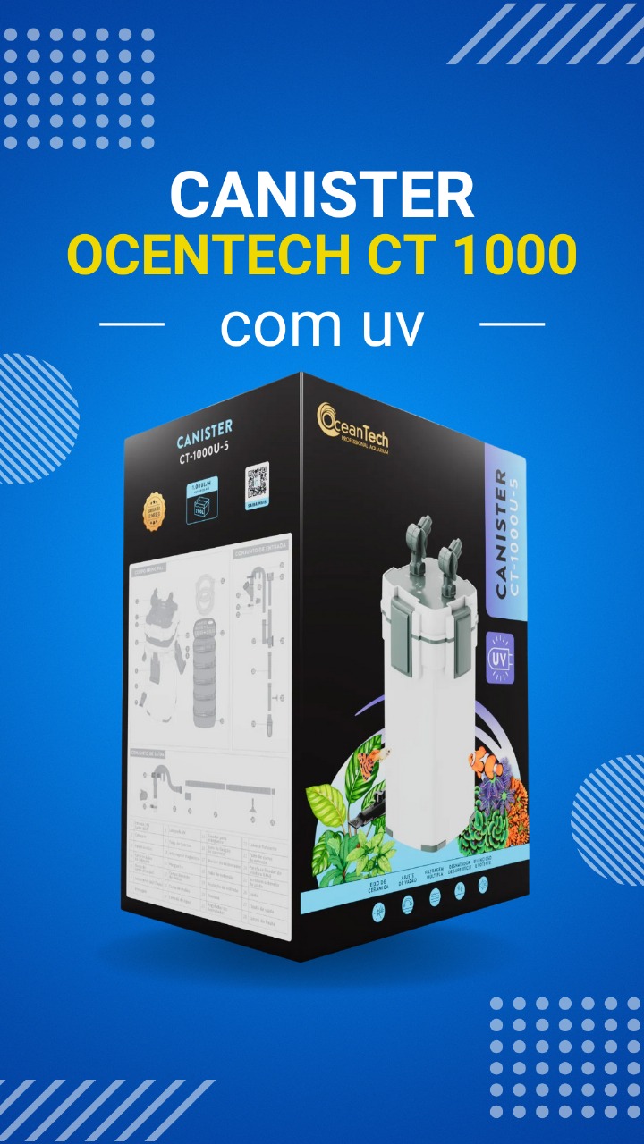 Canister Ocentech CT 1000 com UV