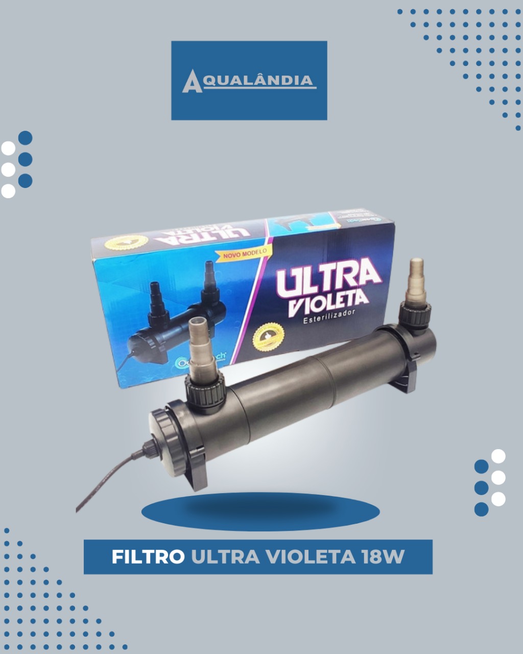 Filtro Ultra Violeta 18W